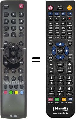 Replacement remote control Thomson 32HU4253 Replacement remote control Thomson 32HU4253