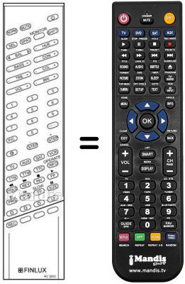 Replacement remote control RC3010
