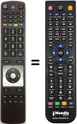 Replacement remote control RC5110
