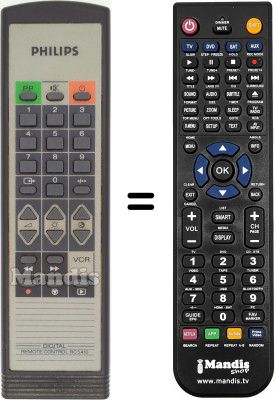 Replacement remote control RC5410