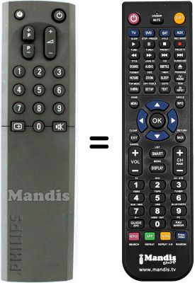 Replacement remote control LG RC9076 Replacement remote control LG RC9076