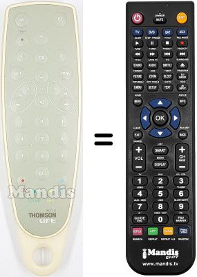 Replacement remote control Thomson SUGAR2 Replacement remote control Thomson SUGAR2