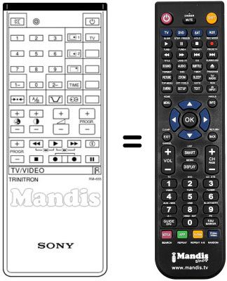 Replacement remote control RM665