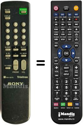 Replacement remote control Mitsubishi RM827S Replacement remote control Mitsubishi RM827S