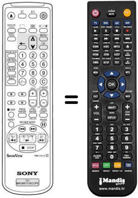 Replacement remote control RM-C812