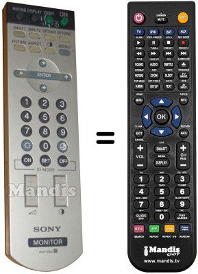 Replacement remote control Sony FWD42 Replacement remote control Sony FWD42