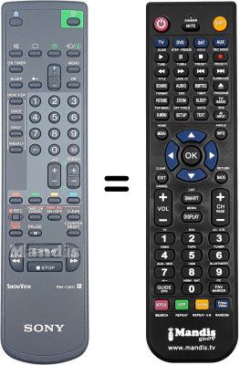 Replacement remote control Sony KV-21V4D