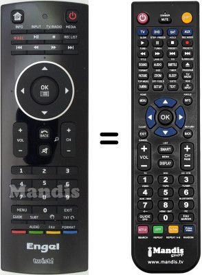 Replacement remote control Engel RS4800Y