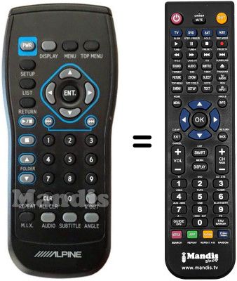 Replacement remote control RUE-4211