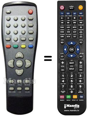 Replacement remote control REMCON374