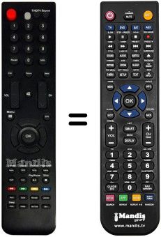 Replacement remote control Sandstrom S40LDIB10E