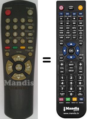 Replacement remote control Samsung CF5944N Replacement remote control Samsung CF5944N
