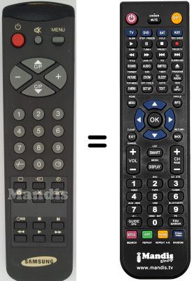 Replacement remote control Samsung CF5935Z Replacement remote control Samsung CF5935Z