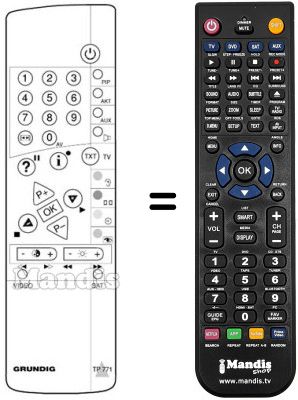 Replacement remote control REMCON175 Replacement remote control REMCON175