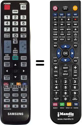 Replacement remote control Samsung LE22C450E1W/XZG Replacement remote control Samsung LE22C450E1W/XZG