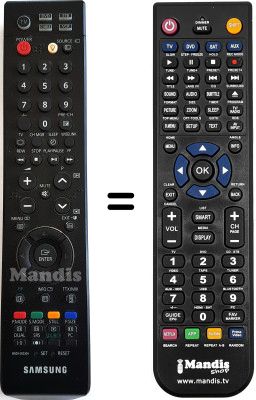 Replacement remote control Samsung LE32M7 Replacement remote control Samsung LE32M7