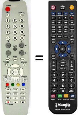 Replacement remote control Samsung LE32A455C1D / /XKS Replacement remote control Samsung LE32A455C1D / /XKS