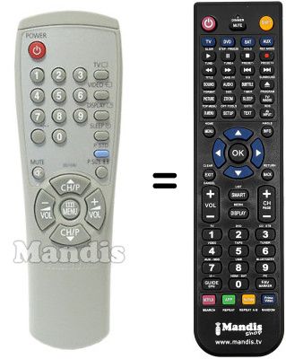 Replacement remote control Samsung AA59-00104J Replacement remote control Samsung AA59-00104J