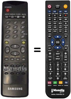 Replacement remote control Samsung AA59-10075J
