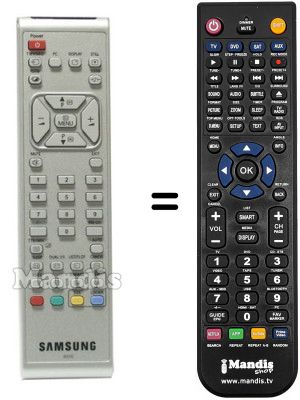 Replacement remote control Samsung LW17E24CBX/XEC Replacement remote control Samsung LW17E24CBX/XEC