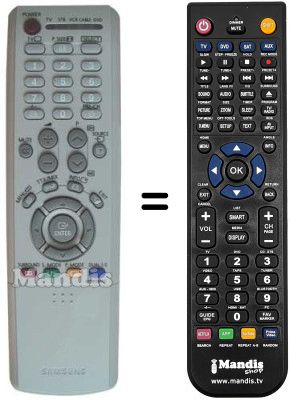 Replacement remote control Samsung BP5900062A Replacement remote control Samsung BP5900062A