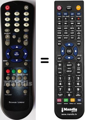 Replacement remote control Schaub Lorenz LT19-350DB