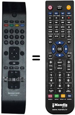 Replacement remote control AGB RC3902 Replacement remote control AGB RC3902