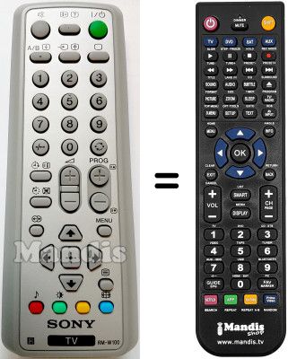 Replacement remote control Sony KV-21CL1K Replacement remote control Sony KV-21CL1K