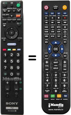 Replacement remote control Sony KDL-32V5500 Replacement remote control Sony KDL-32V5500