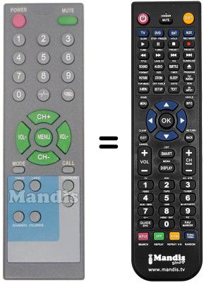 Replacement remote control REMCON1240