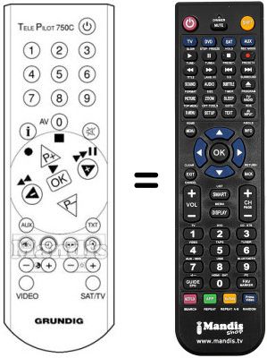 Replacement remote control REMCON1279 Replacement remote control REMCON1279