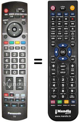 Replacement remote control Panasonic TH-37DV71FH