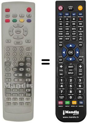 Replacement remote control REMCON237