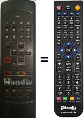 Replacement remote control Sinudyne 34B08ACULT