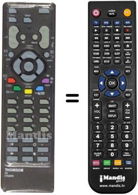 Replacement remote control Thomson 14MF10E Replacement remote control Thomson 14MF10E