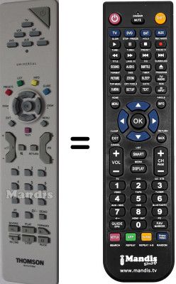 Replacement remote control Thomson 42PB130S5