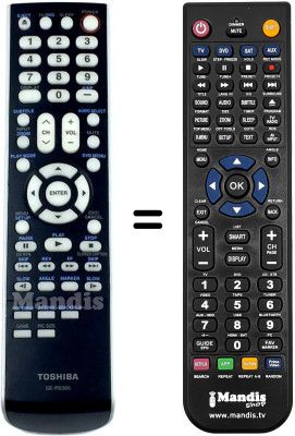 Replacement remote control Toshiba 32CV100U Replacement remote control Toshiba 32CV100U