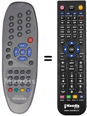 Replacement remote control Hifivox CT-893