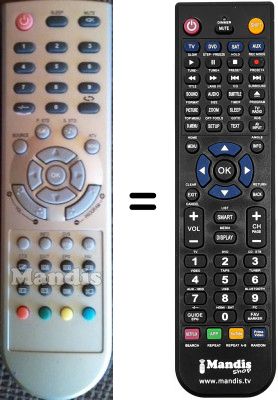 Replacement remote control Kenstar VDC1503LBD