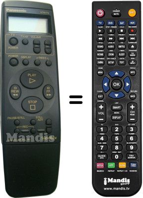 Replacement remote control Panasonic VEQ1570