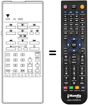 Replacement remote control REMCON398