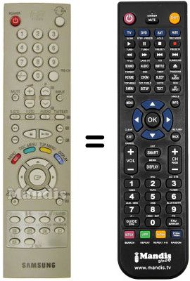 Replacement remote control Samsung DW21G6VD Replacement remote control Samsung DW21G6VD