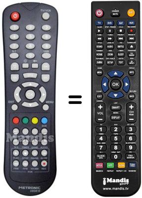 Replacement remote control Metronic ZAP BOX EH-M5