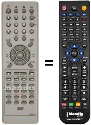Replacement remote control Microstar MR9064