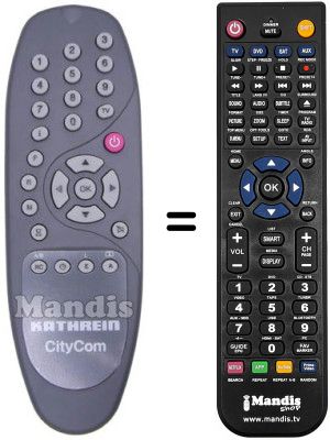 Replacement remote control Kathrein UFD554