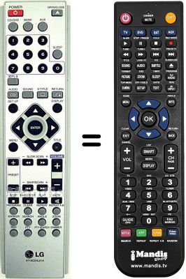 Replacement remote control LG LH-W5200