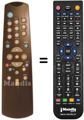 Replacement remote control Zehnder DX1000