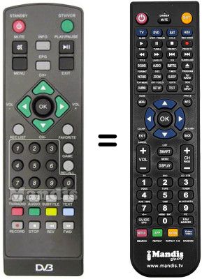 Replacement remote control REMCON1006