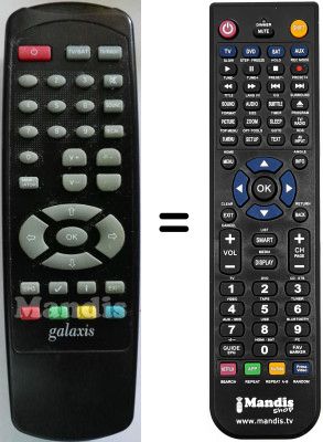 Replacement remote control Galaxis IQG1