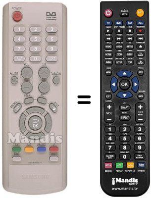Replacement remote control Samsung DTB9401Z Replacement remote control Samsung DTB9401Z